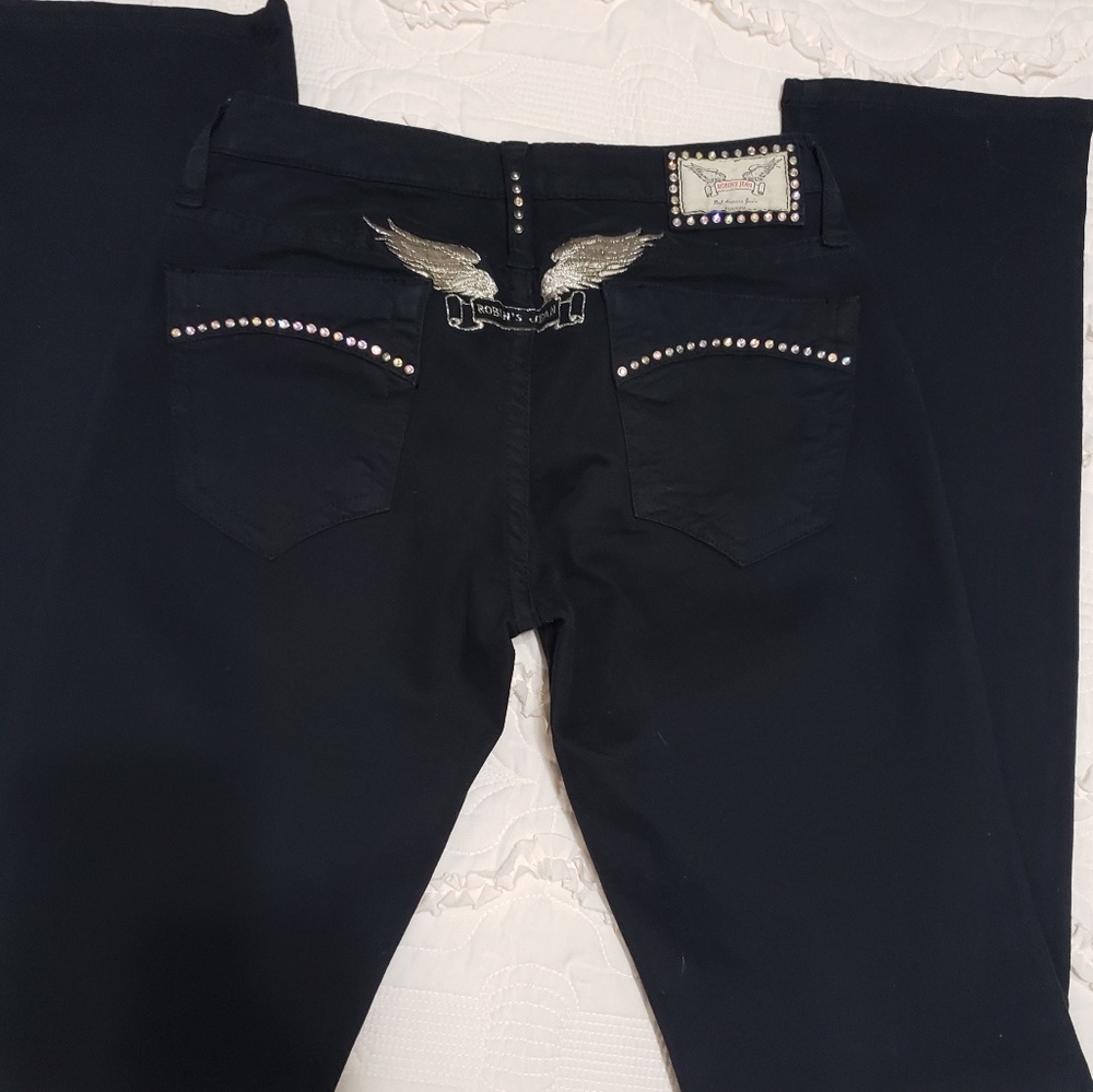 100% aunthetic Robin's black Jean's size 28